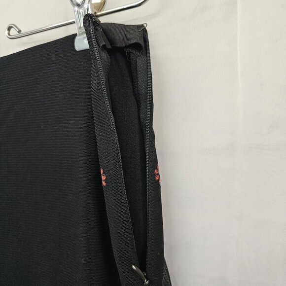 French Connection Skirt Fairy Black Purple Floral Boho Sheer 4 - Picture 6 of 11